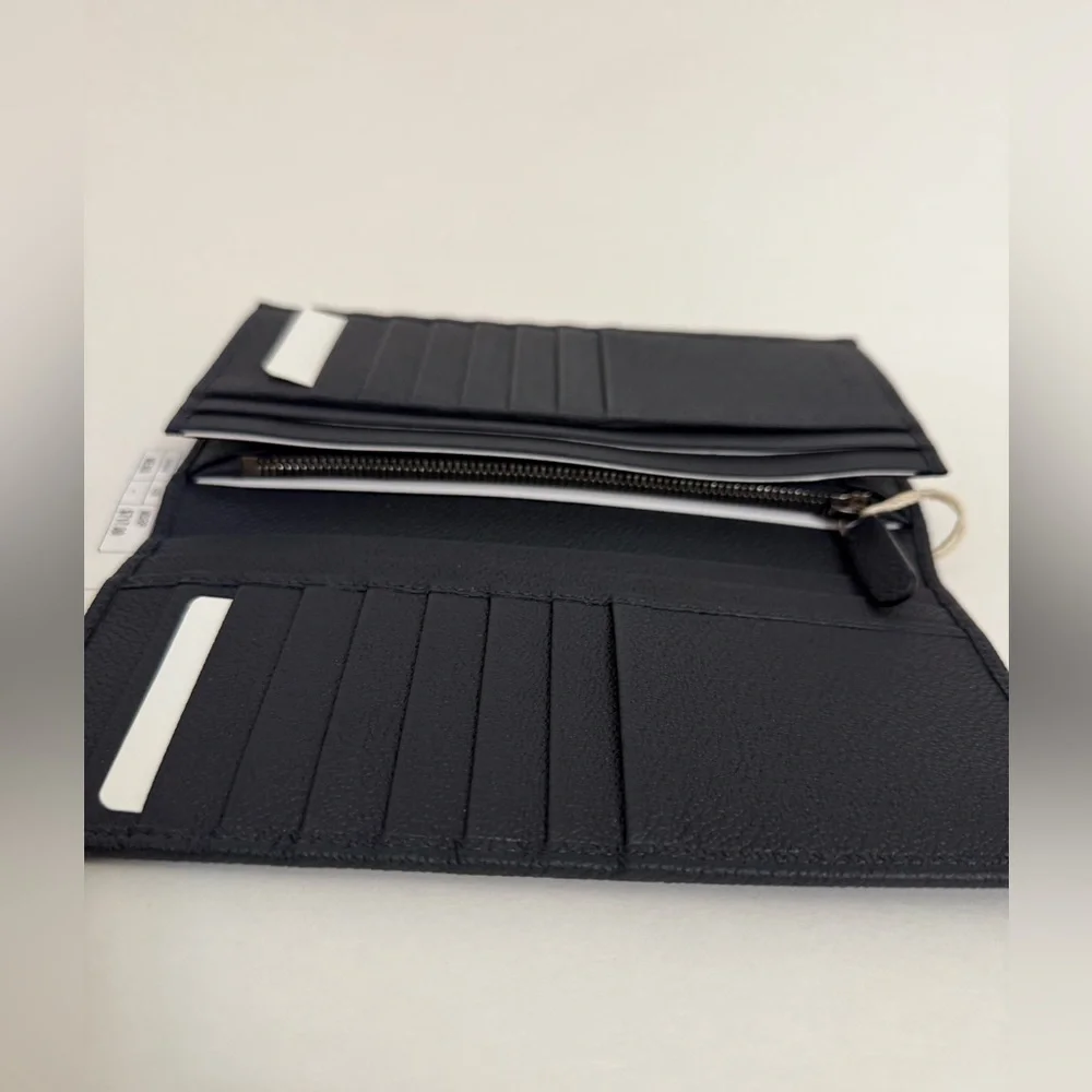 NWT $727 GIORGIO ARMANI Large Leather Wallet - Document Holders for Men